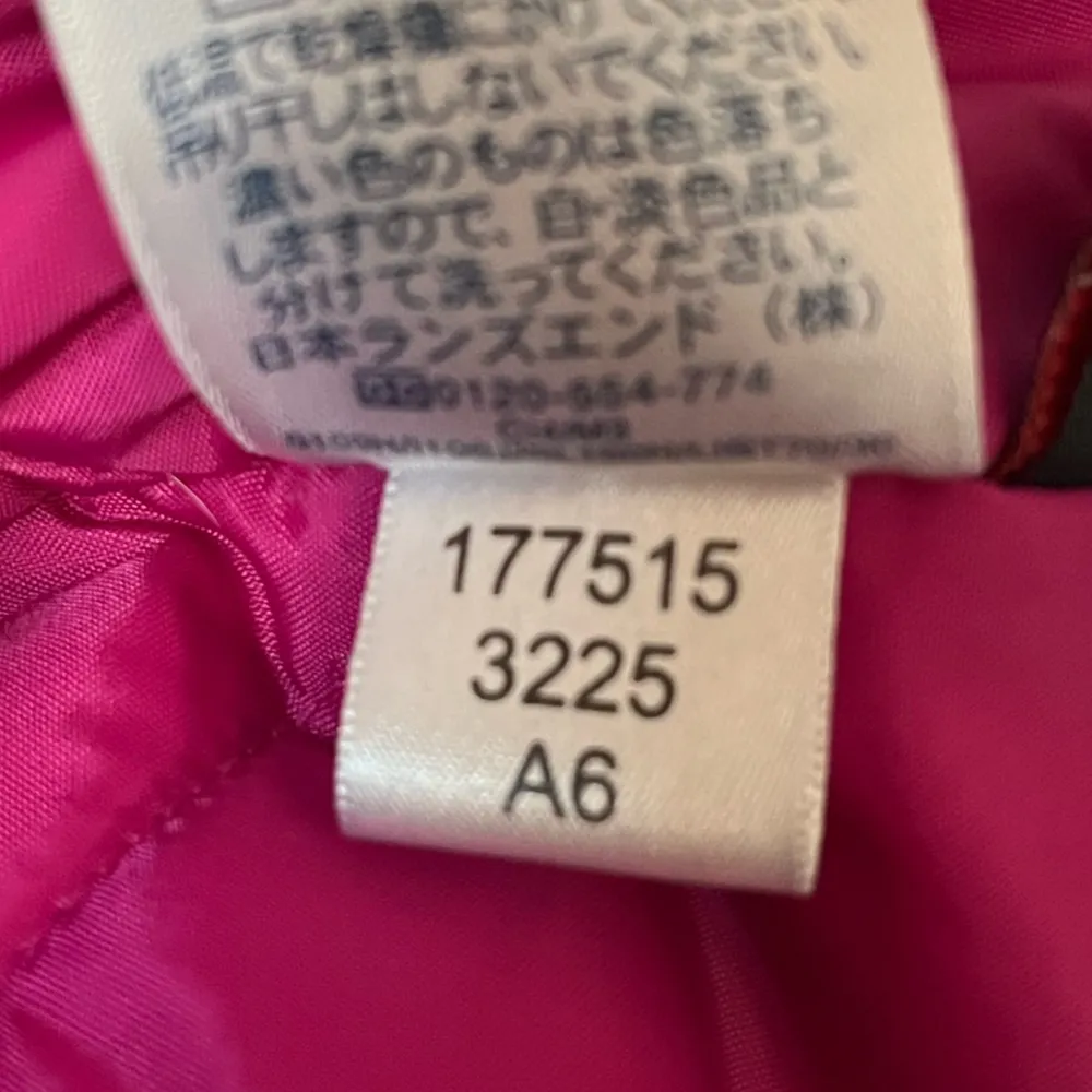 Lands’ End Ski Parka Jacket Magenta Size Medium - Image 5