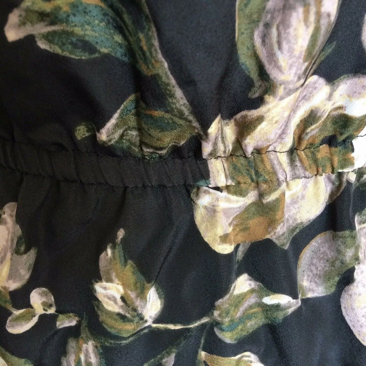 J.Crew Womens Dress Sz 00 Floral Date night Dinner Party Cocktail Neutral Earthy - Image 7