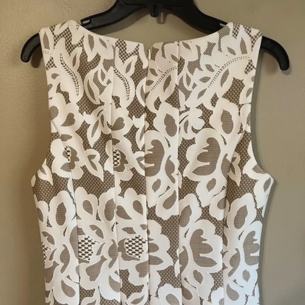 J Howard size 10 beige dress - Image 6