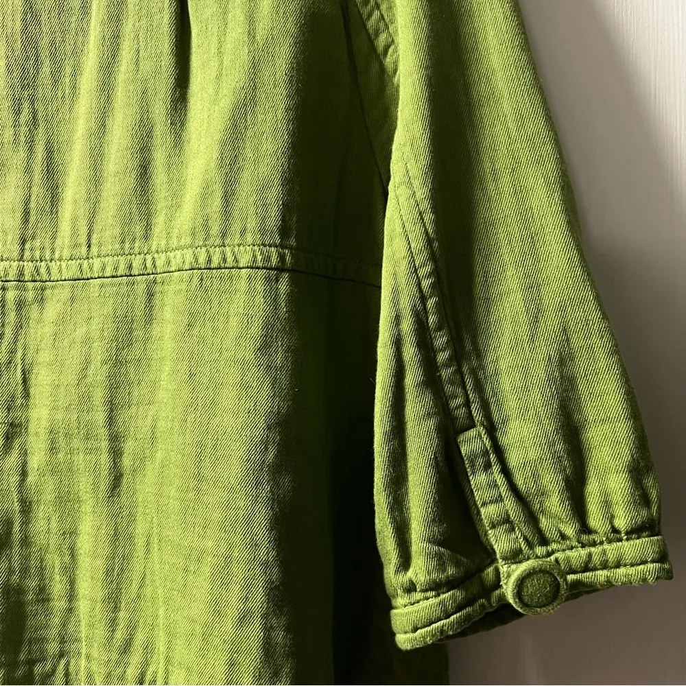 BB Dakota Spring Green 1/2 Sleeve Button Front Jacket - Image 6