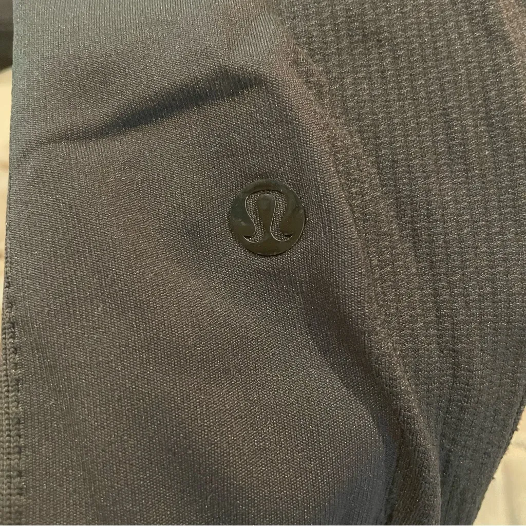 Lululemon Zone In Crop High Rise Activewear Workout Leggings 2 Black W6F11S - Image 5