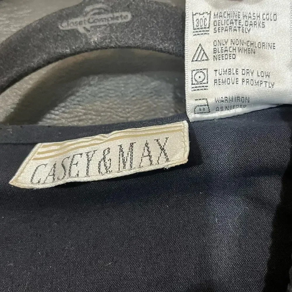 Casey & Max Black‎ Corduroy Halloween/Fall Vest Size Small Black - Image 10