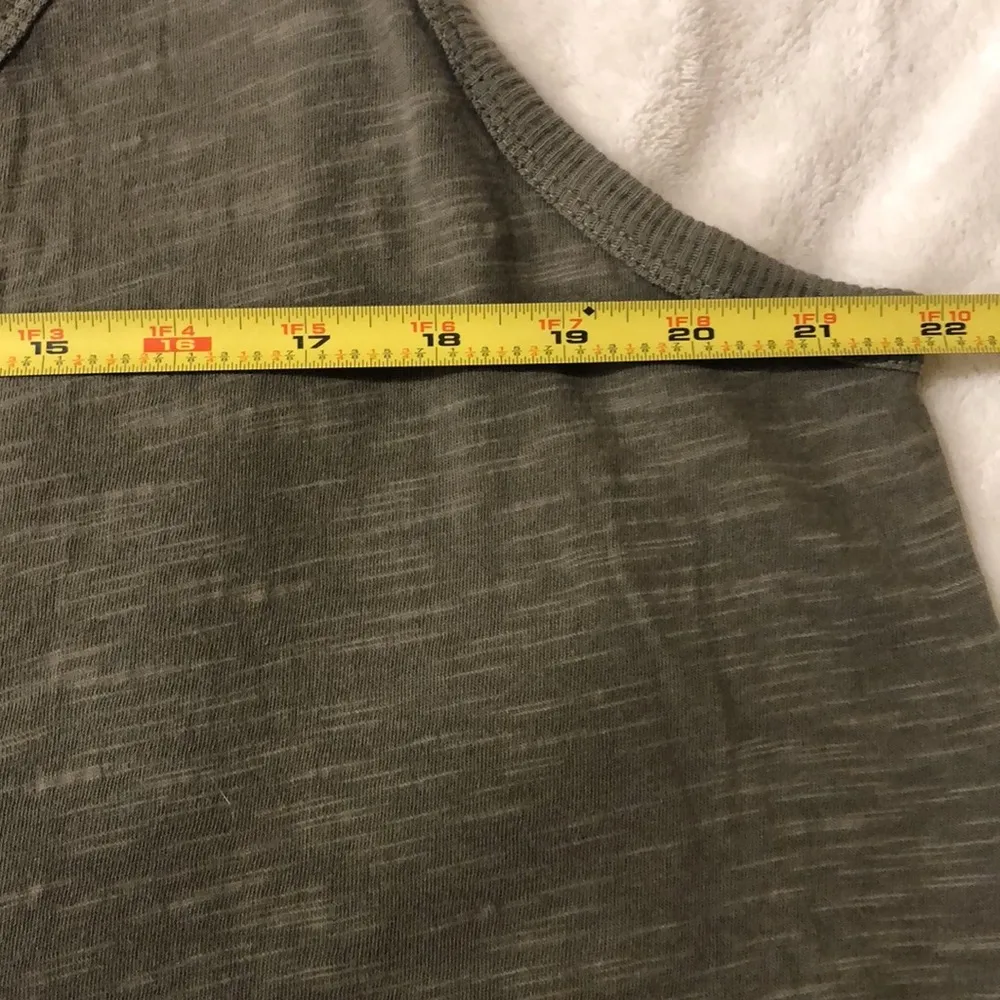 Sundance Summer Tank Top Midi Cotton Dress in Olive Green - Size XL - Image 7