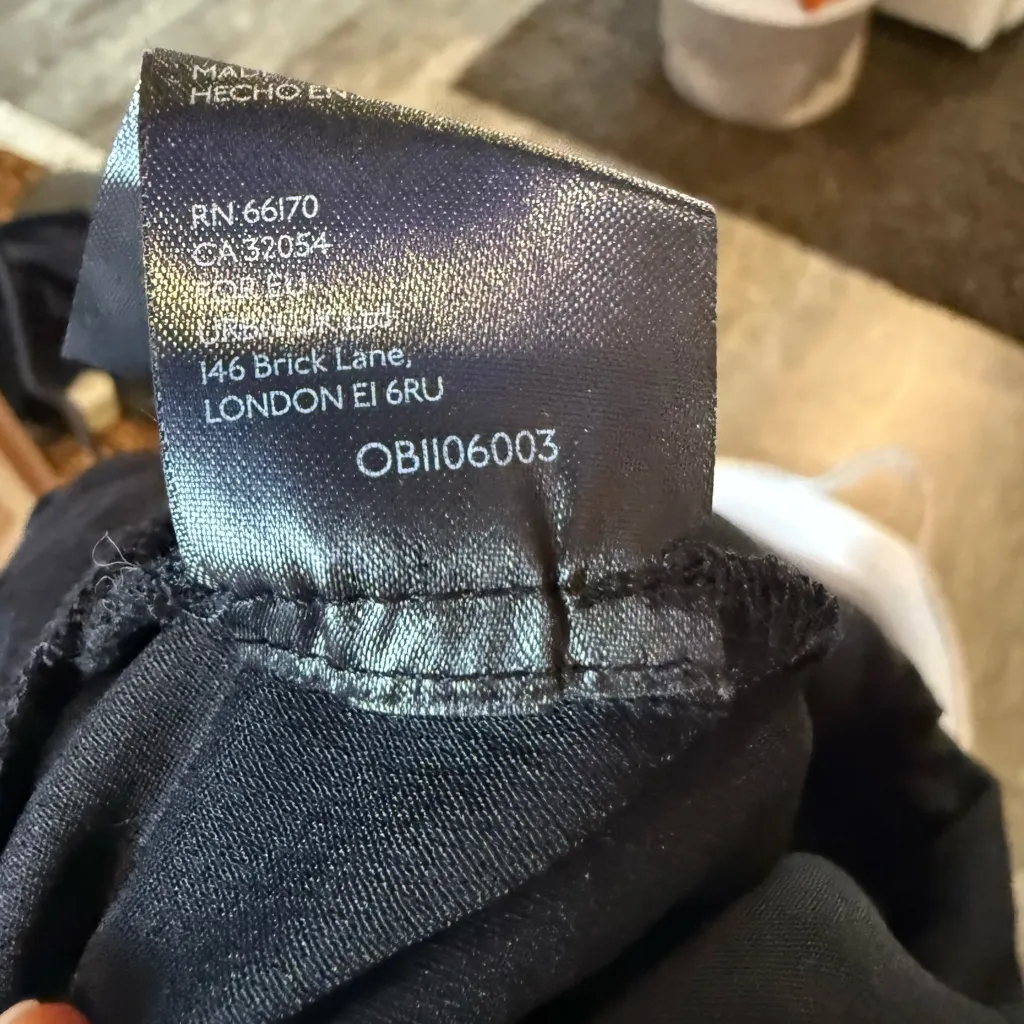 NWT Mave by Anthropologie Magdalena Jumpsuit‎ in Black Size 6 - Image 14