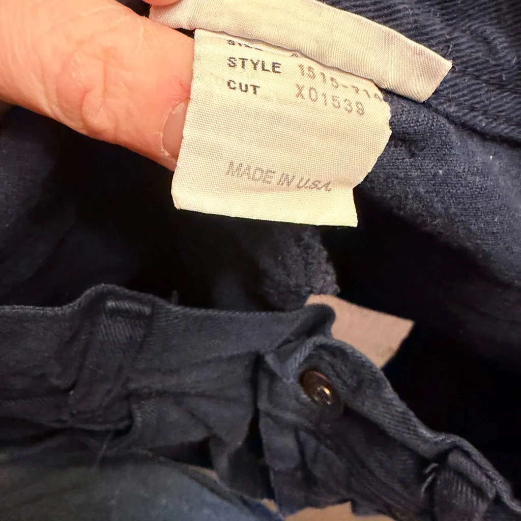 Vintage Paris Sport Club High Waisted Button Fly Shorts 80s 90s Royal Blue Size undefined - Image 7