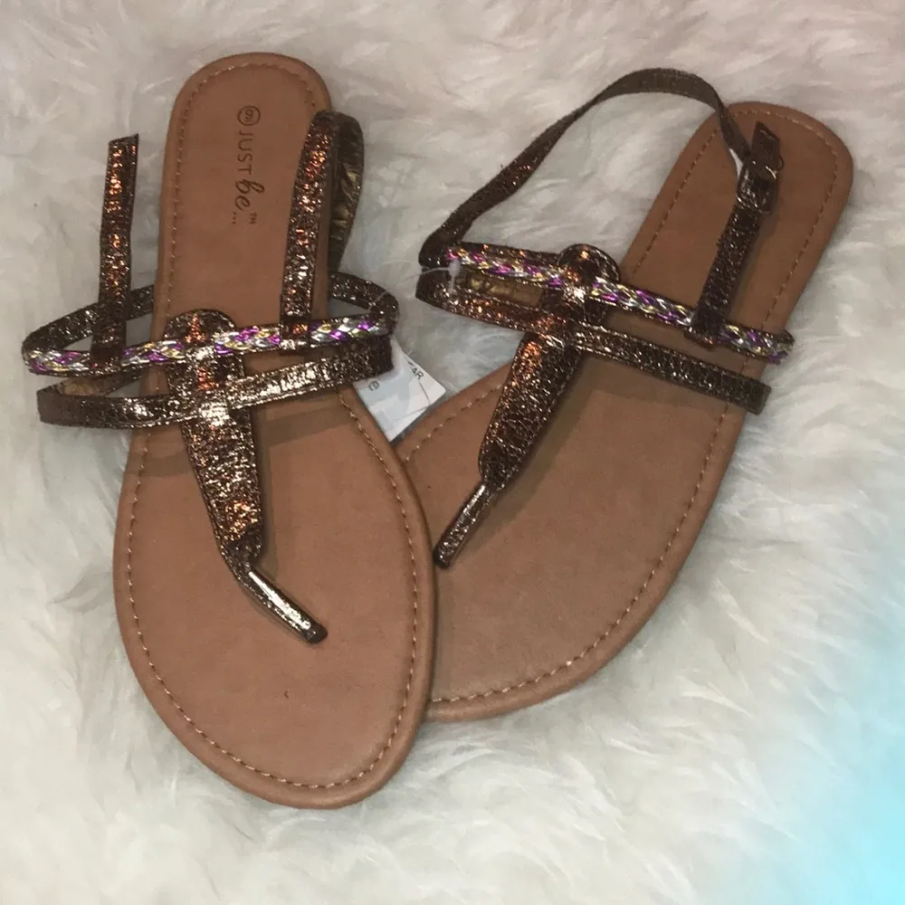 New mocha sandals gladiator style size 9 - Image 7