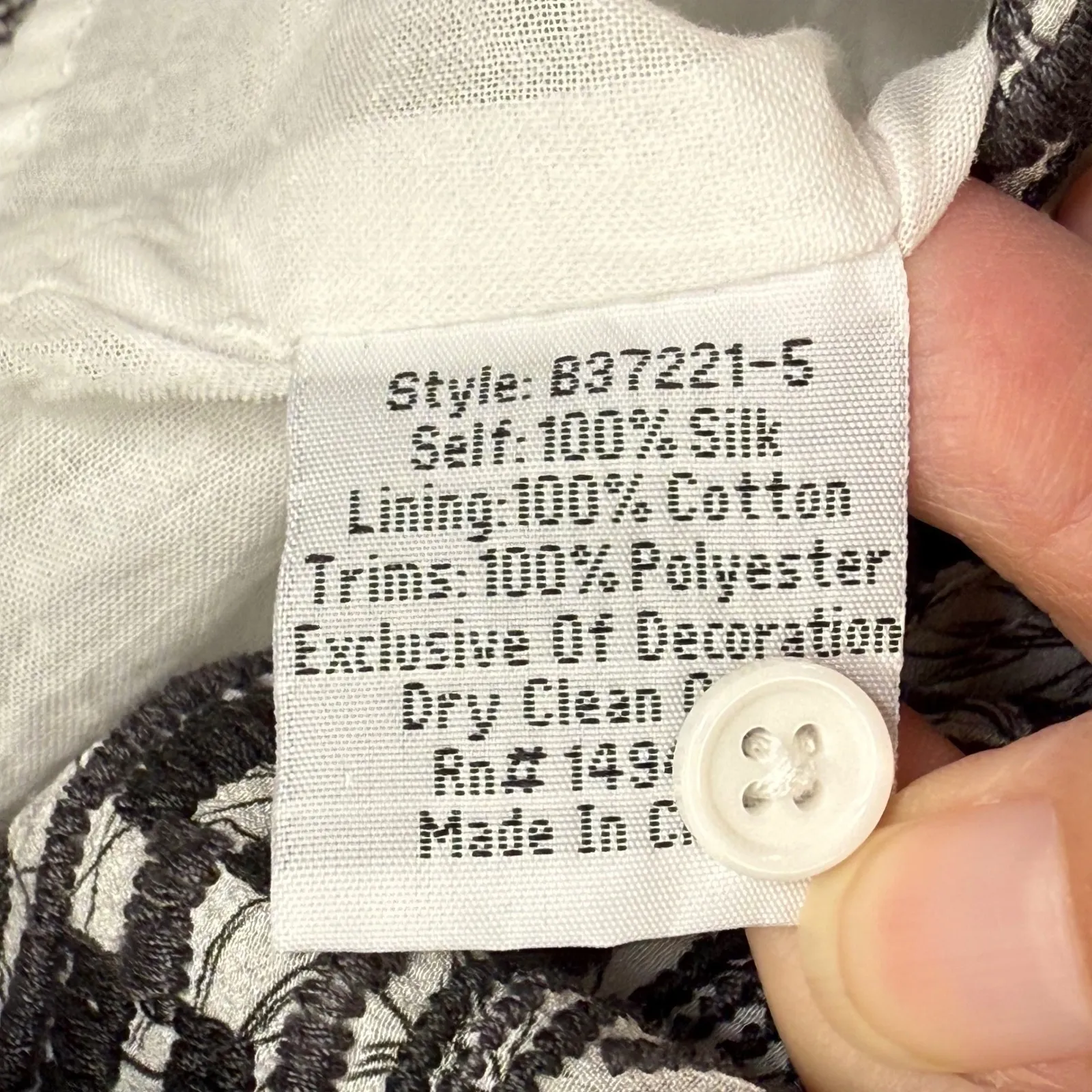 JOHNNY WAS KANCHAI DRESS Size L Embroidered Floral Print Linen Blend Tunic‎ - Image 10