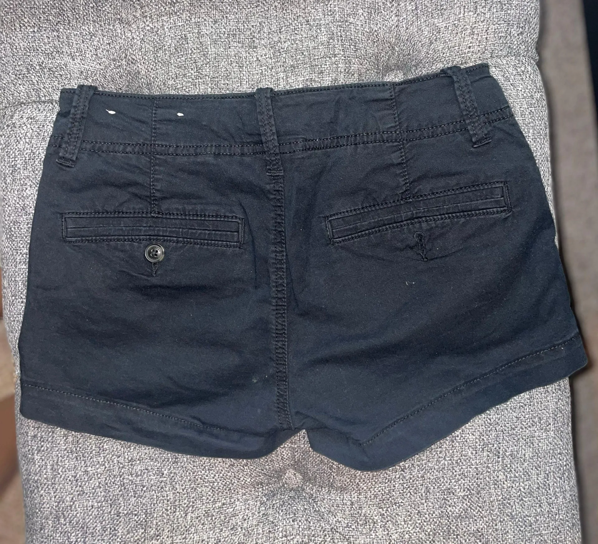 Black Super Short Shorts - Image 2