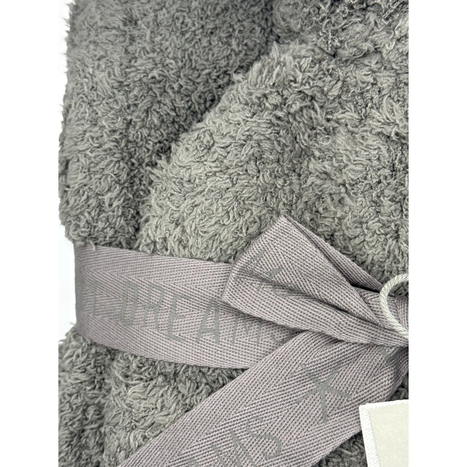 Barefoot Dreams CozyChic Pom Pom Beanie Scarf Set Charcoal One Size NWT - Image 4