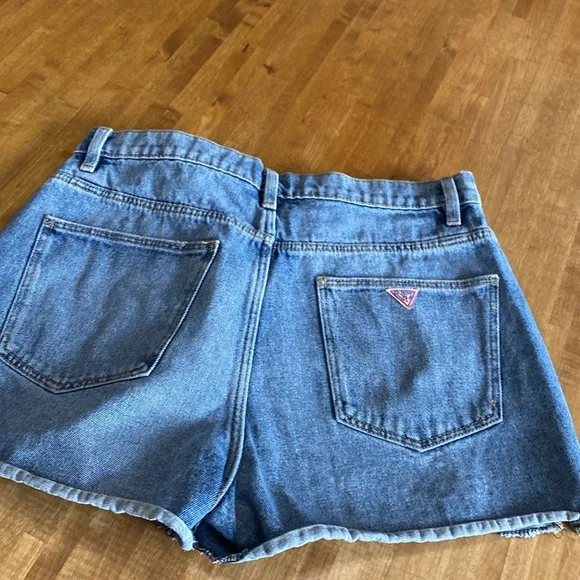 jean shorts 8 button-fly high rise - Image 2