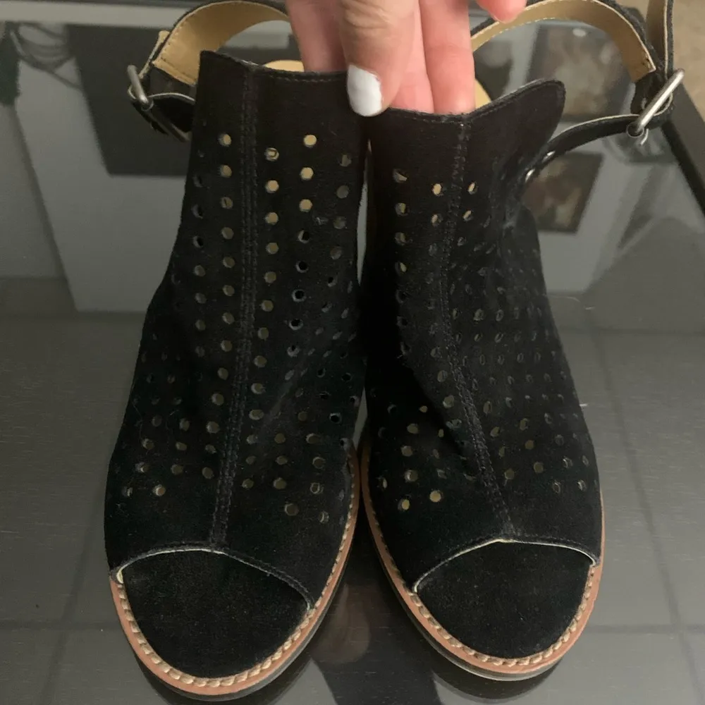 Chinese Laundry  Carnival Peep-Toe Black Bootie - Image 2