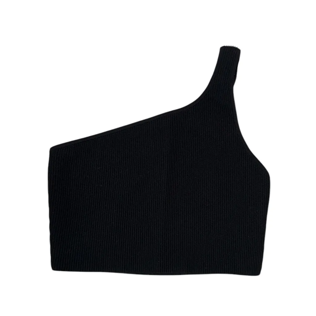 Aritzia Babaton Sculpt‎ Knit One Shoulder Crop Top size XL - Image 2
