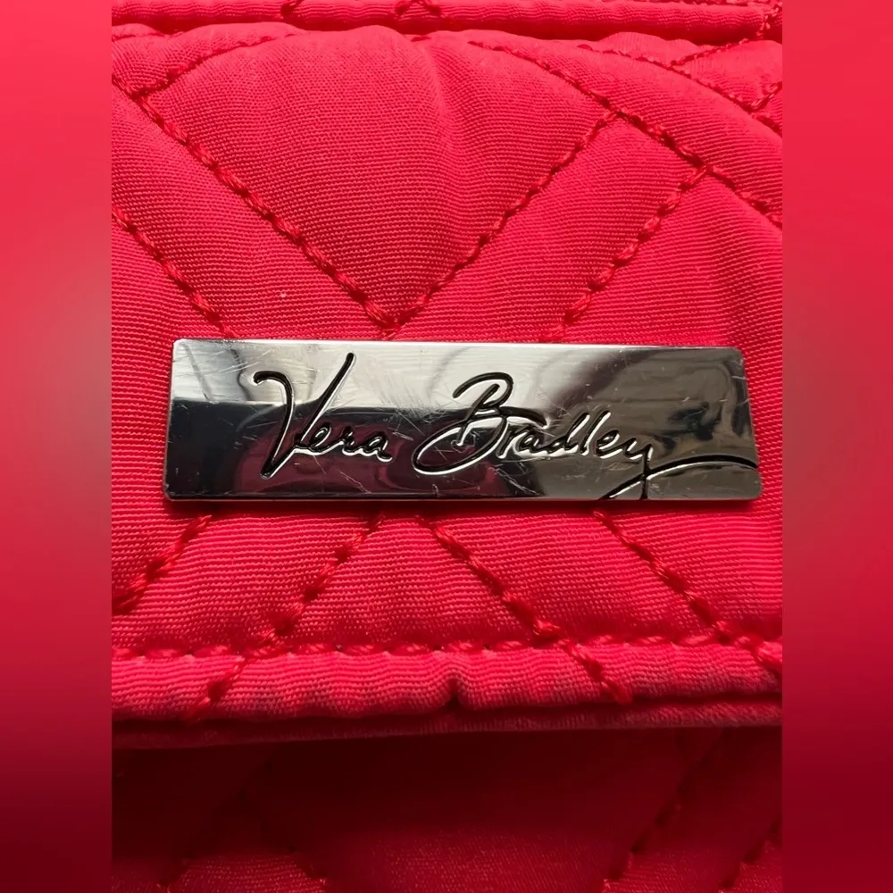 Vera Bradley RETIRED:  | ladies Cardinal Red mini  crossbody handbag. - Image 3