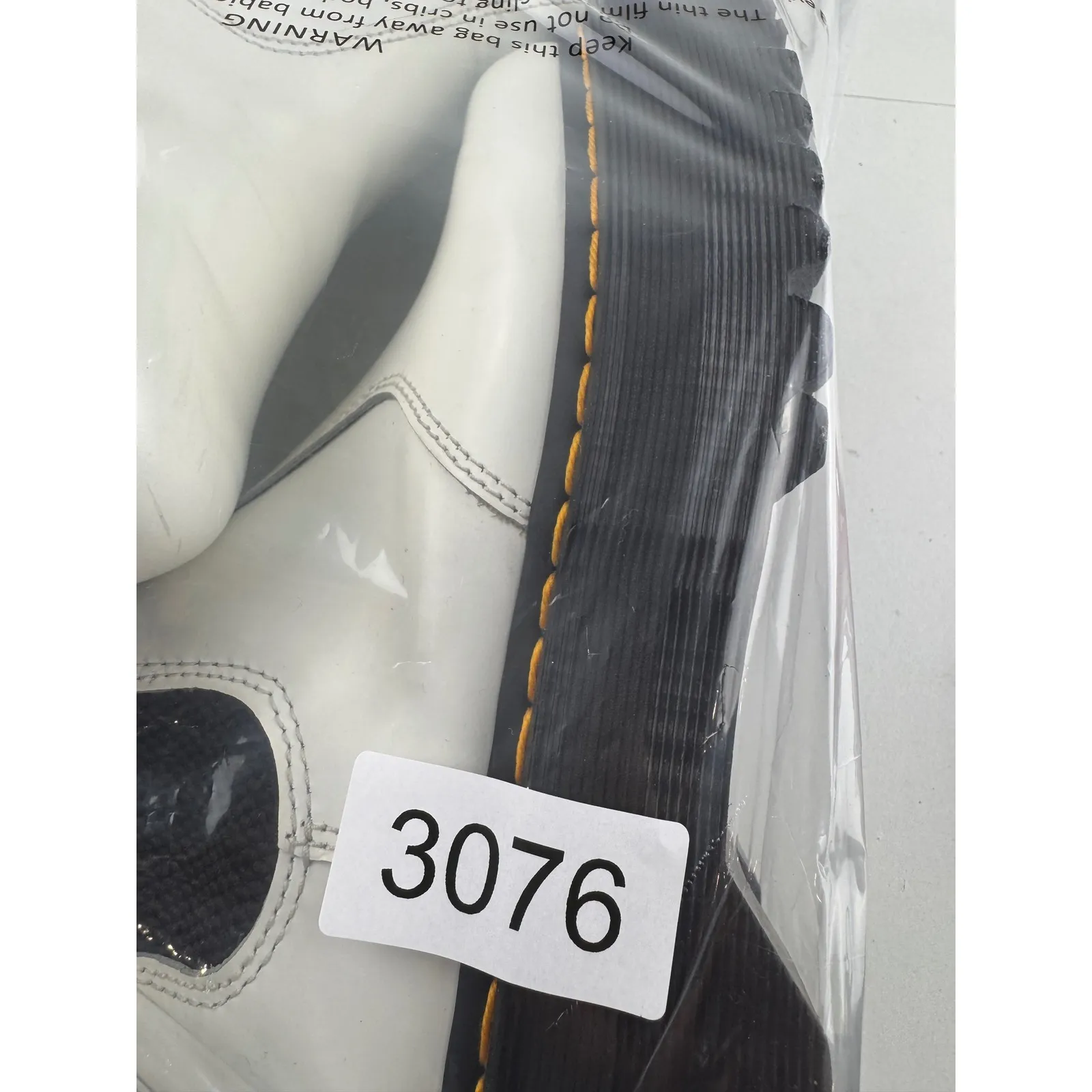 Dr Martens 2976 Quad Platform Chelsea Boots White Leather Womens Size 6 US - Image 9