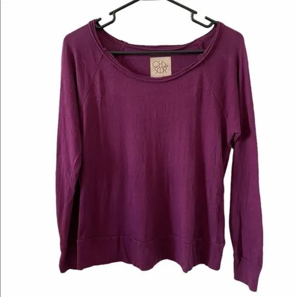 Chaser Gauzy Cotton Jersey Knot Back Open Neck - Image 2
