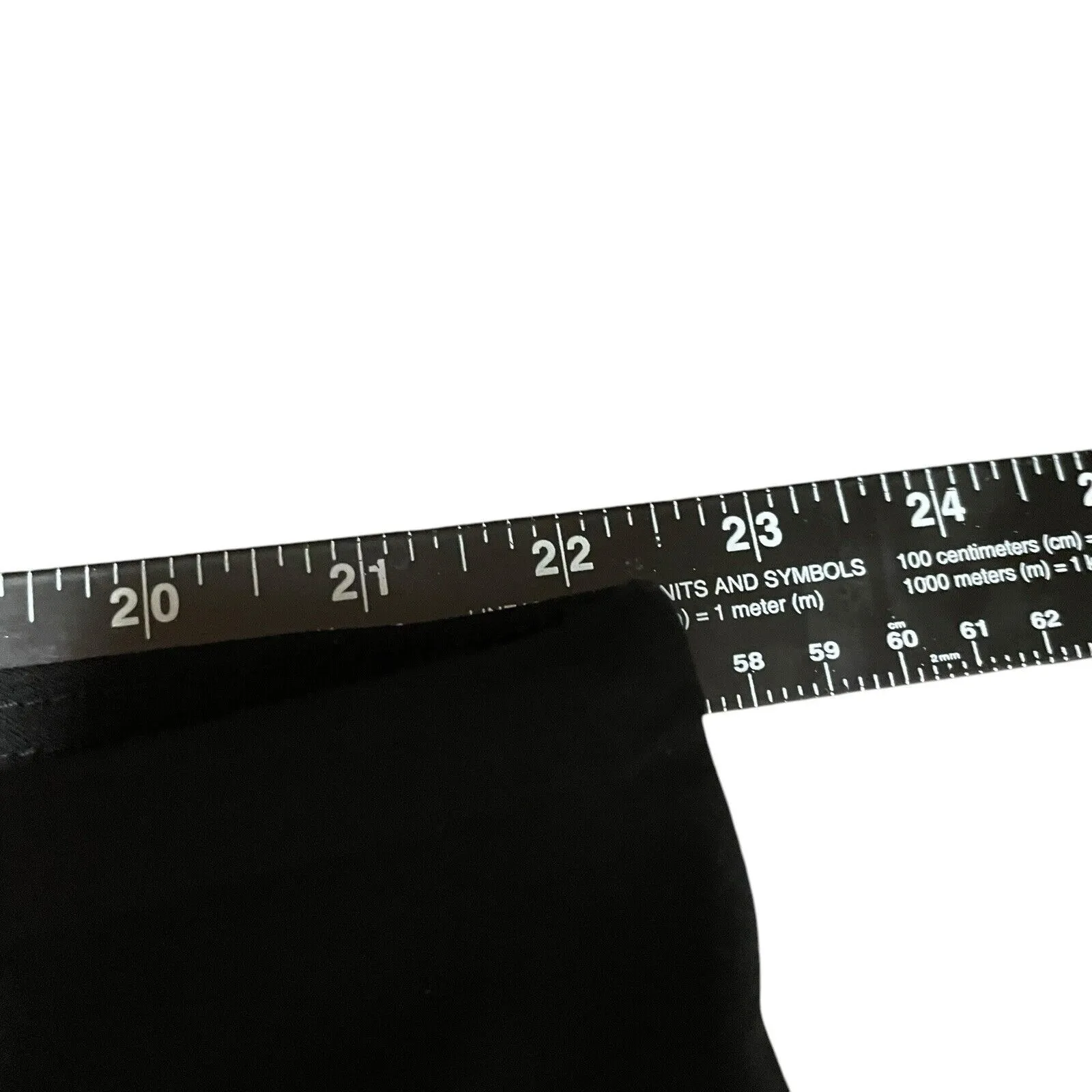 Womens Ankle Cropped Dress Pants Black Plus Size 22 NWT Laura Cruz Gold Detail - Image 5