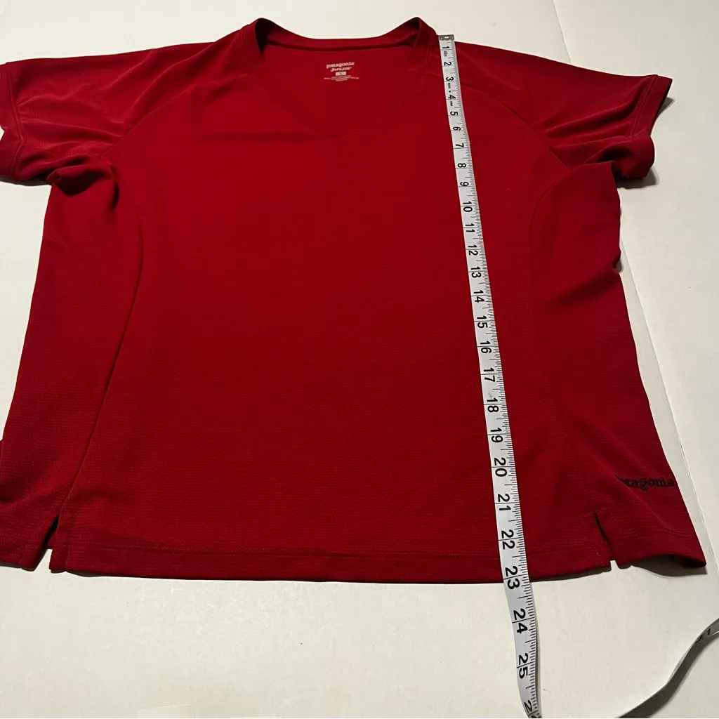 Patagonia Capilene Womens Size‎ Large Orange Short Sleeve Shirt Top Outdoor - Image 4