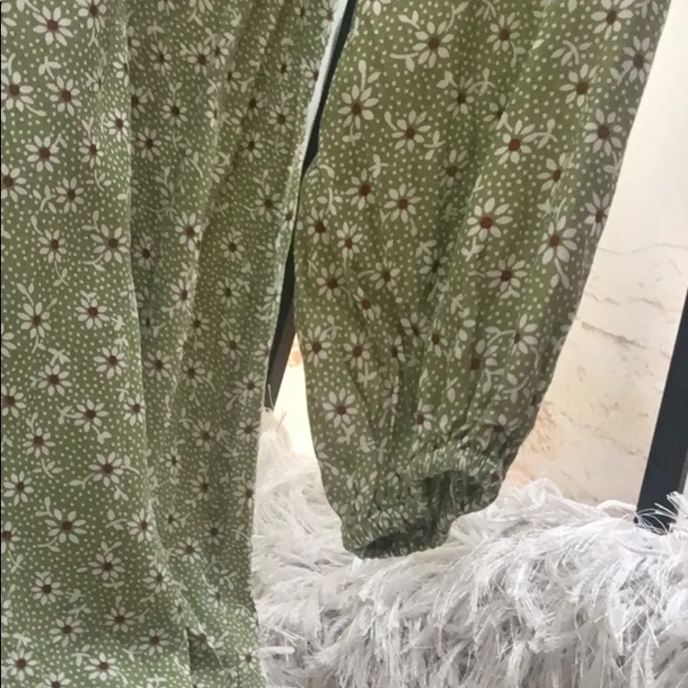 PacSun Women’s LA Hearts Pheasant Style Floral Print Long Sleeve Mini Dress - Image 5