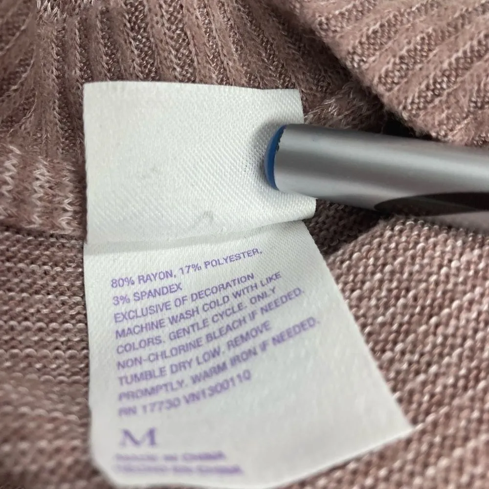 STARS ABOVE, Size‎ Medium, Lavender/Beige Long Sleeve striped dress - Image 6