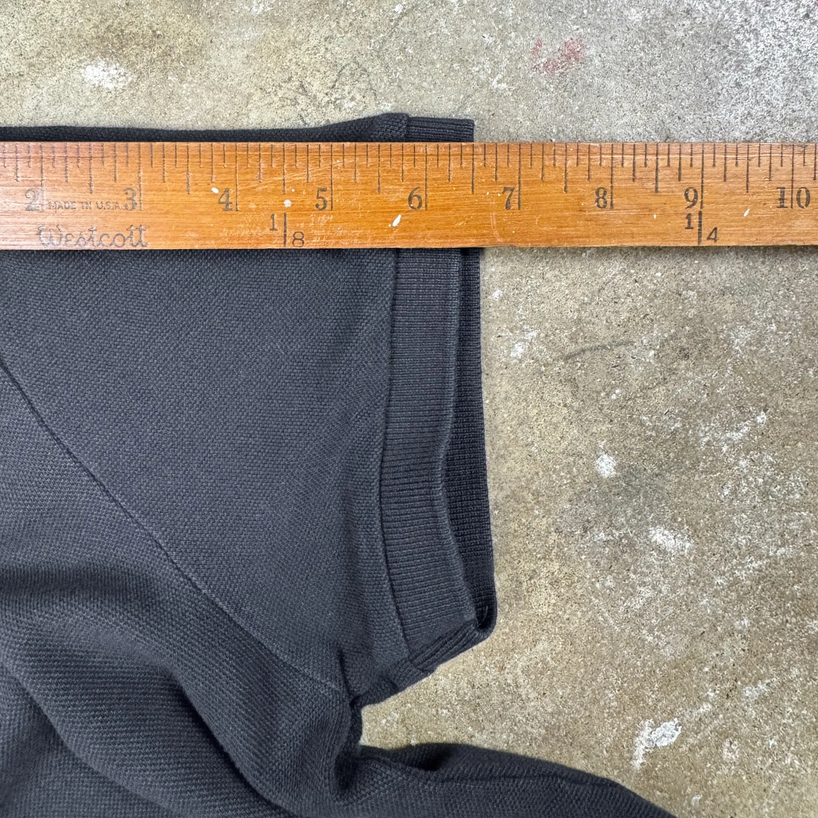 Y2K Lacoste Polo Shirt Women’s Medium Black Preppy Croc Logo‎ Casual Top - Image 10