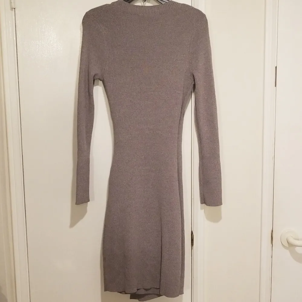 💕ADELYN RAE💕 Faux Wrap Knit Sweater Dress - Image 8
