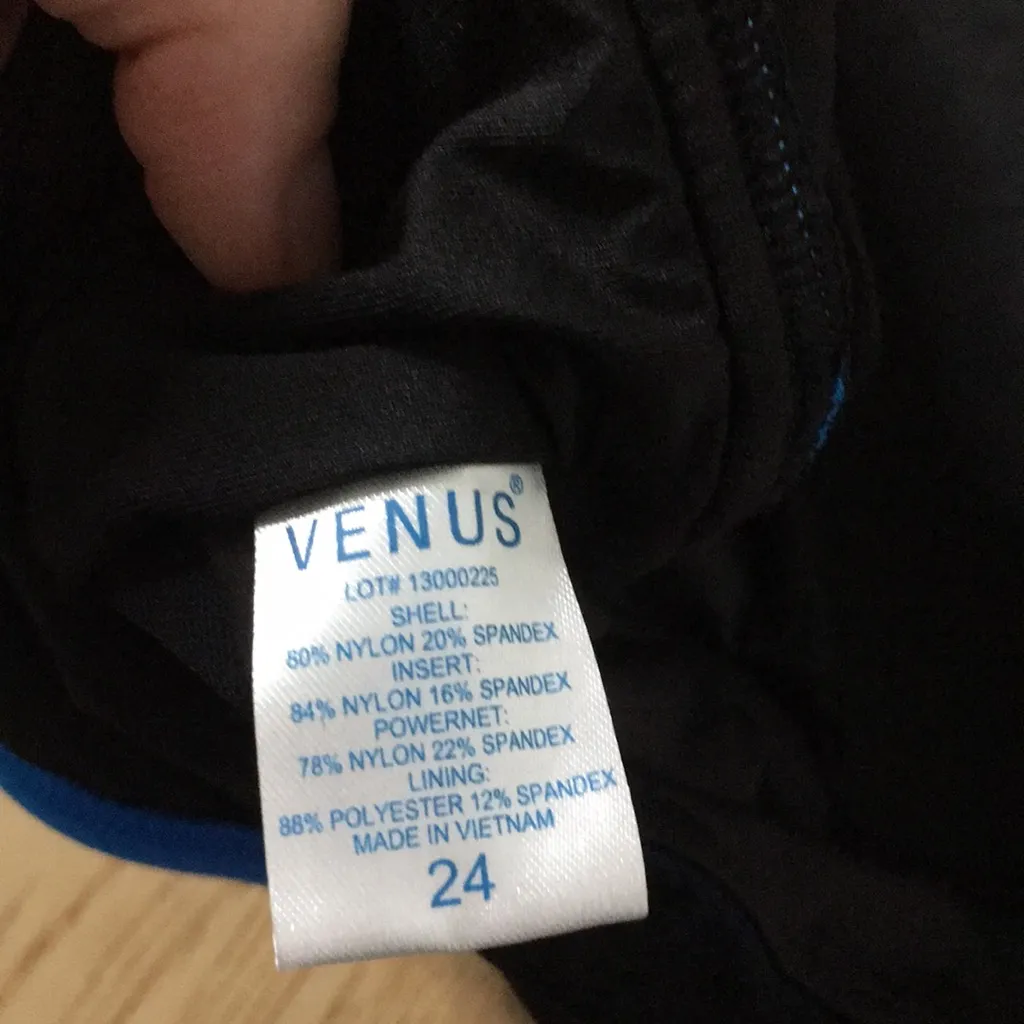 New Women’s Venus Super Sexy 1pc Sheer Sides Swimsuit Blue Size 24 - Image 6