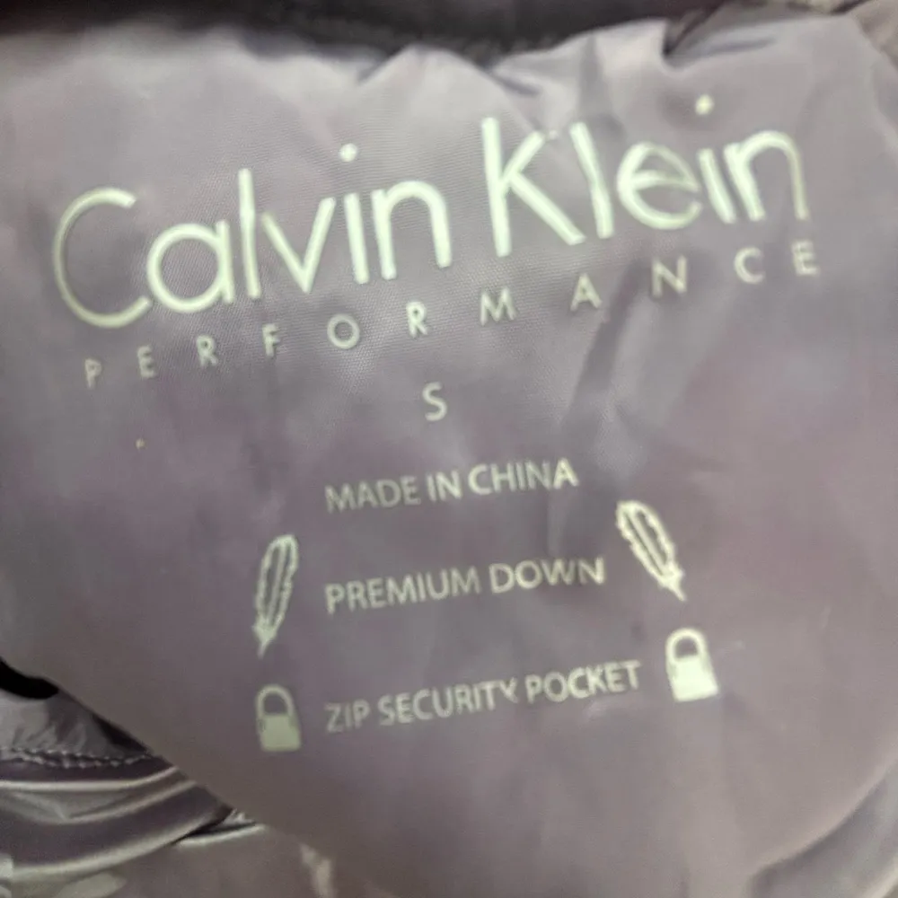 Calvin Klein S Performance Down Feathers Lavender Puffer Jacket Vest - Image 13