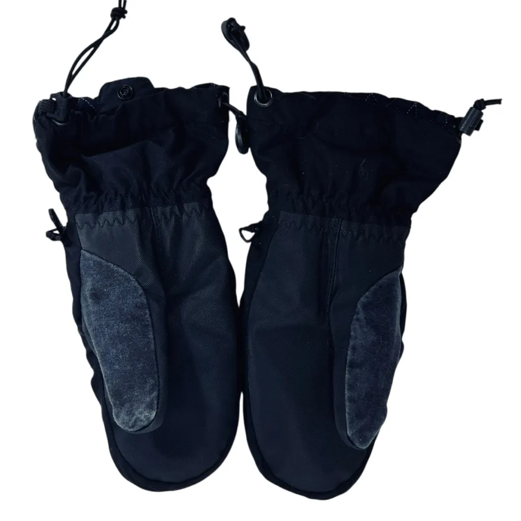 Burton Black Quilted Snow Gloves Small - Image 6