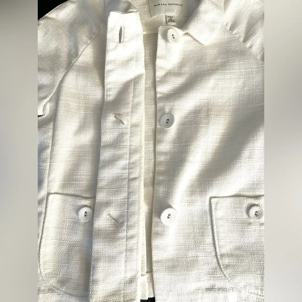 BR Off-White Short Sleeves Jacket/Blazer - Image 12