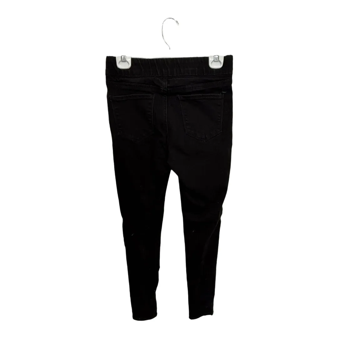 Old Navy The Rockstar Skinny Black Jeggings Pullover Denim Size 8 Women's - Image 3