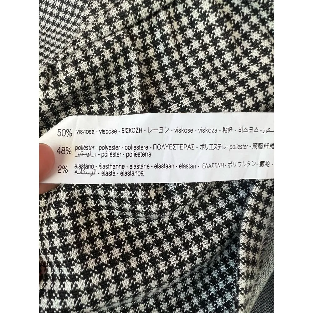 High Neck Short Sleeve Ruffled Hem Mini Dress - Image 5