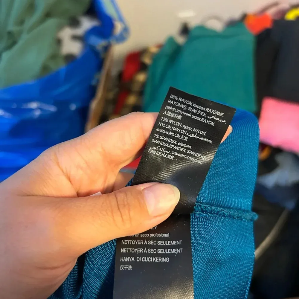 Bebe Teal Y2K Bandage Skirt - Image 4