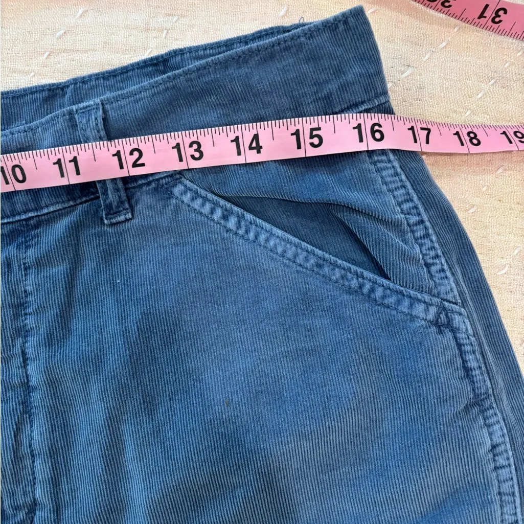 American Eagle‎ Outfitters Smoky Blue Gray boyfriend Corduroy shorts size 10 NWT - Image 10