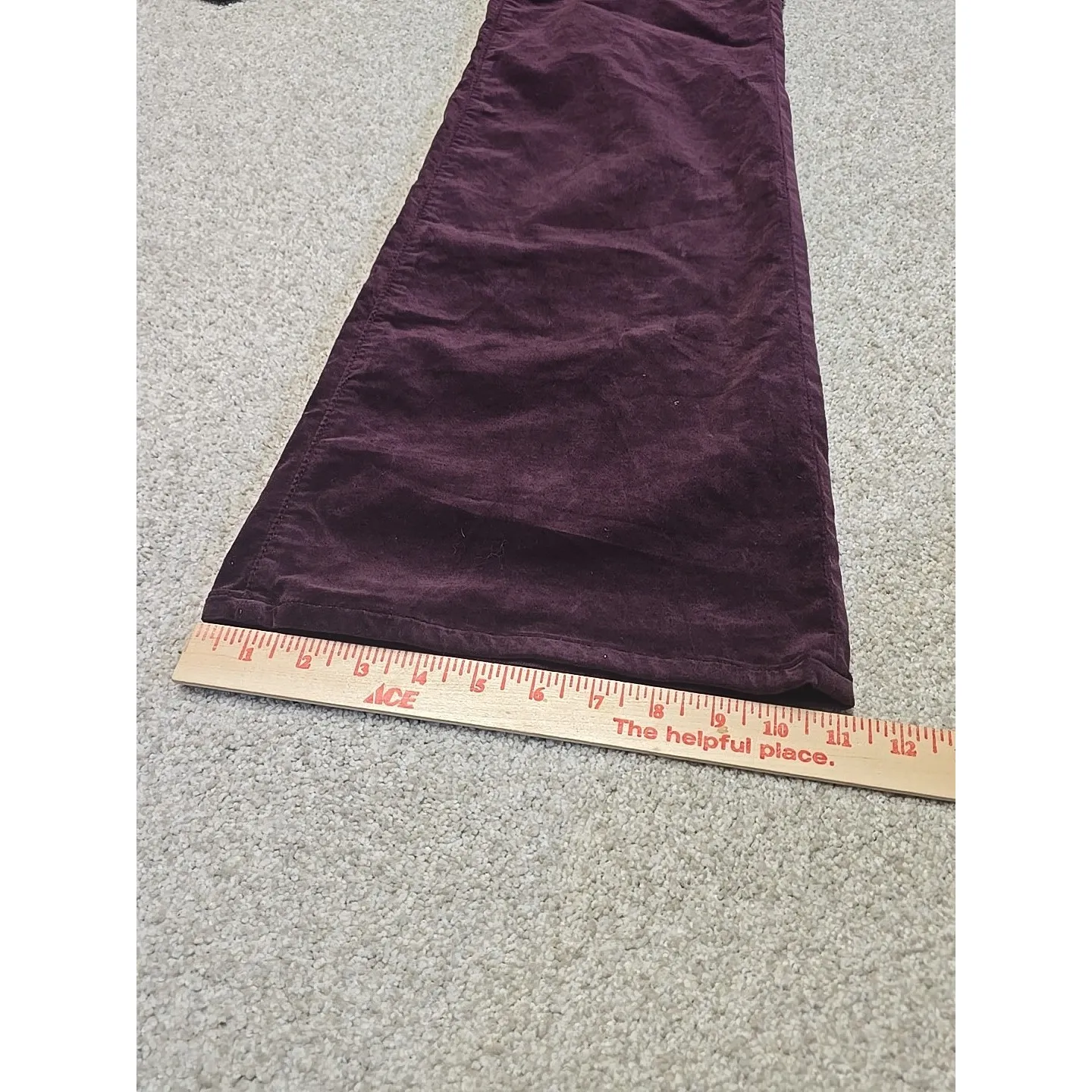 AG Jeans 32x32 Winery Farrah Boot Cut High Rise Velvet Adriano Goldschmied NWT - Image 13