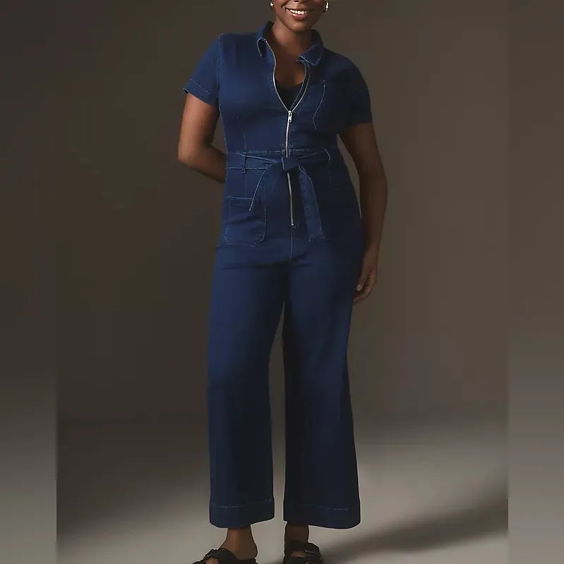 Anthropologie NEW Maeve The Colette Weekend Denim Jumpsuit - Image 5