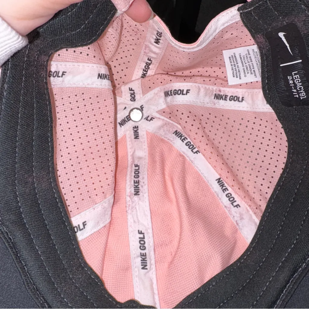 Women’s Nike Golf Light Pink Adjustable Hat - Image 7