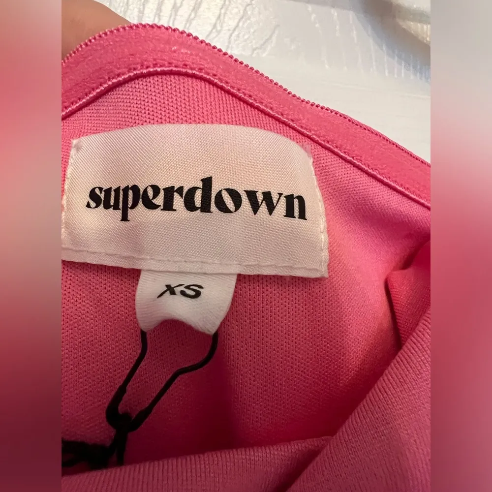 superdown Ryleigh Strapless Maxi Dress in Pink - Image 6