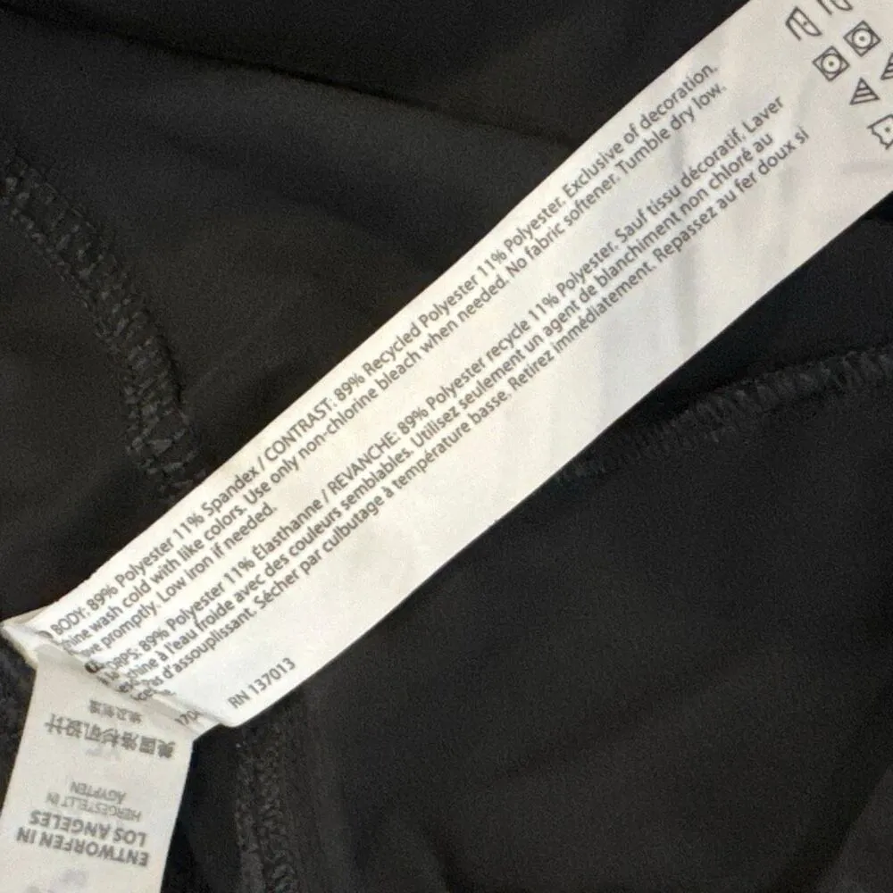 Marika zebra striped running shorts XL Black - Image 3