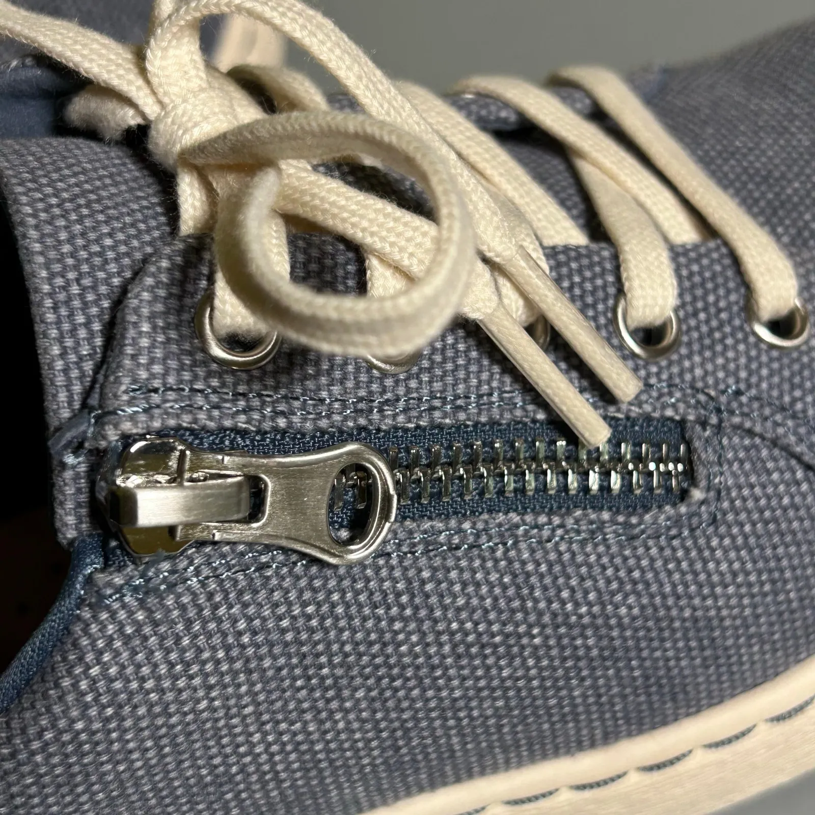 Clarks Collection Lace Up Zip Caroline Echo Denim Blue Sneakers 5.5 M New - Image 8