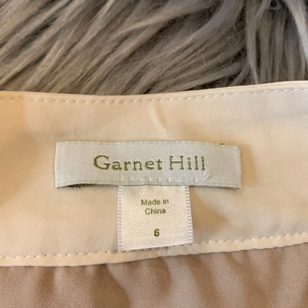 Garnet Hill guipure lace circle/full mini skirt lined ivory cream size 6 - Image 2