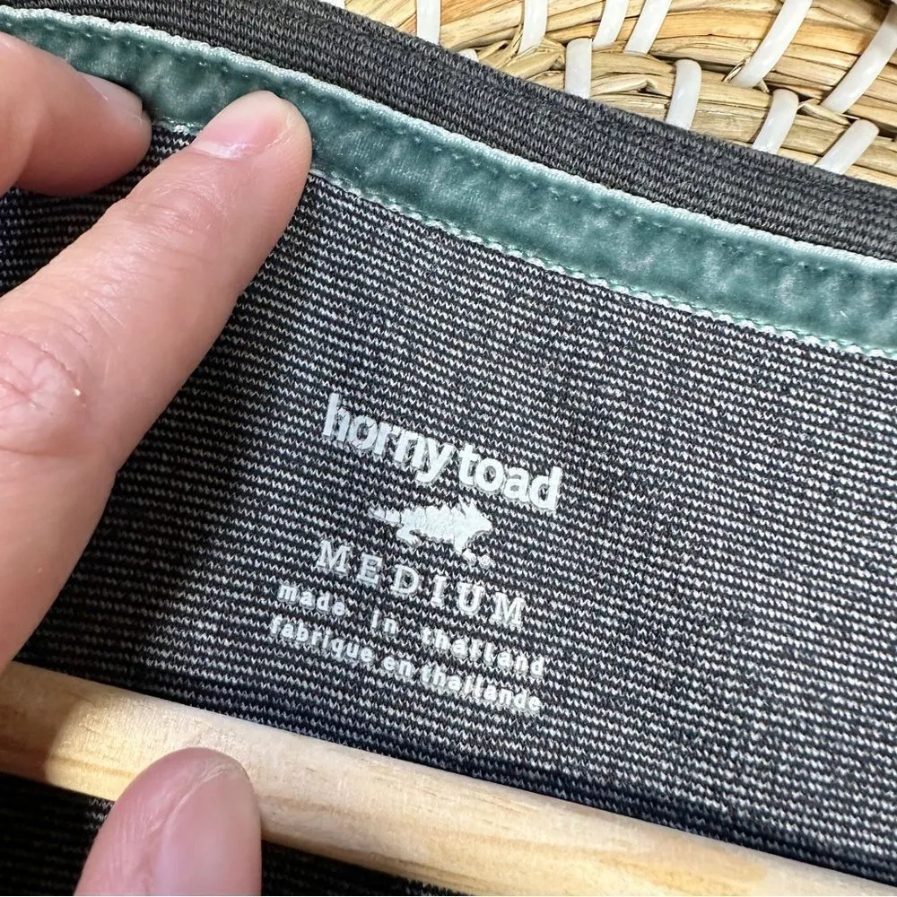 Horny Toad Shift Dress Tencel Gray Long Sleeves Knee Length V-Neck Size M - Image 11