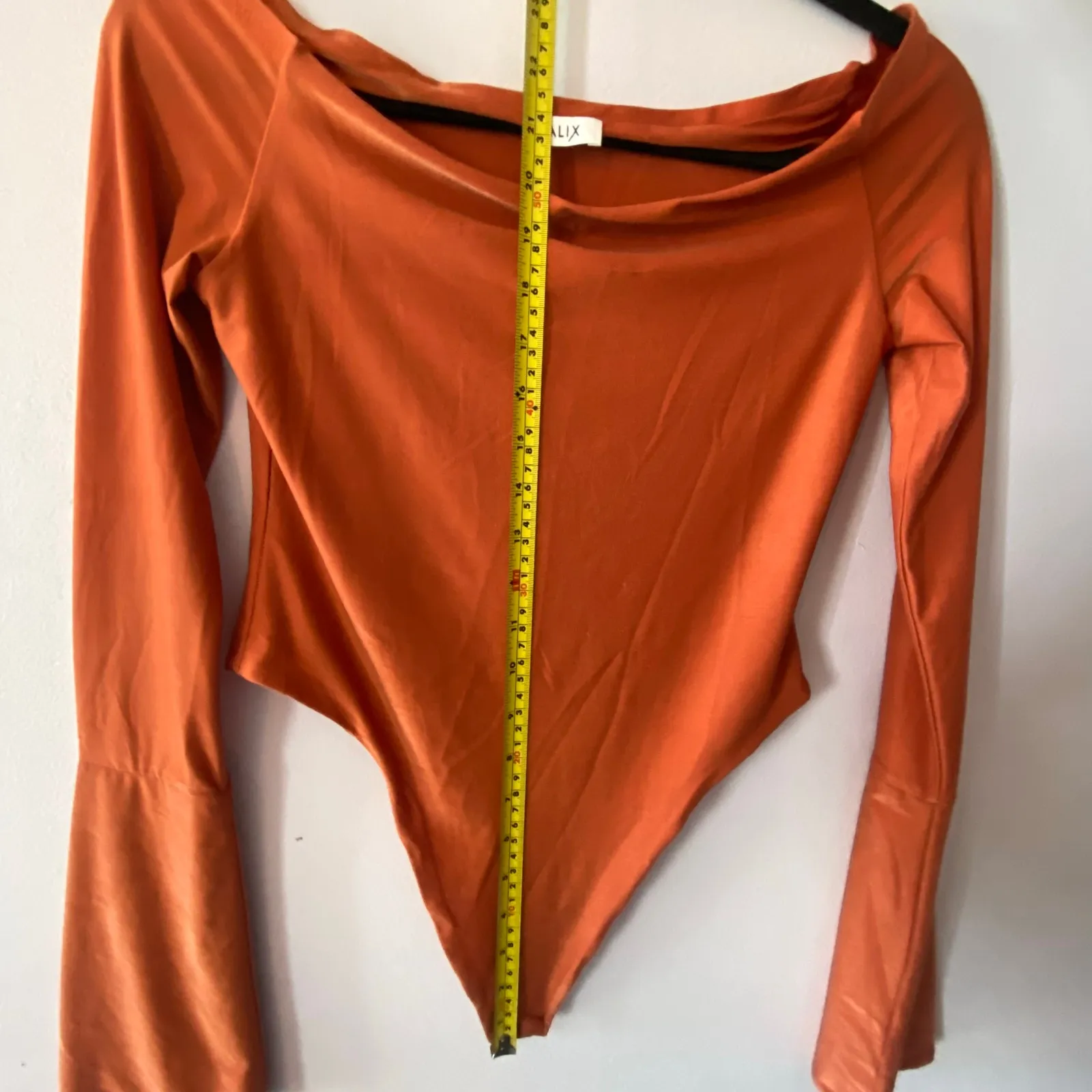 Alix NYC Revolve Orange Off - Image 7