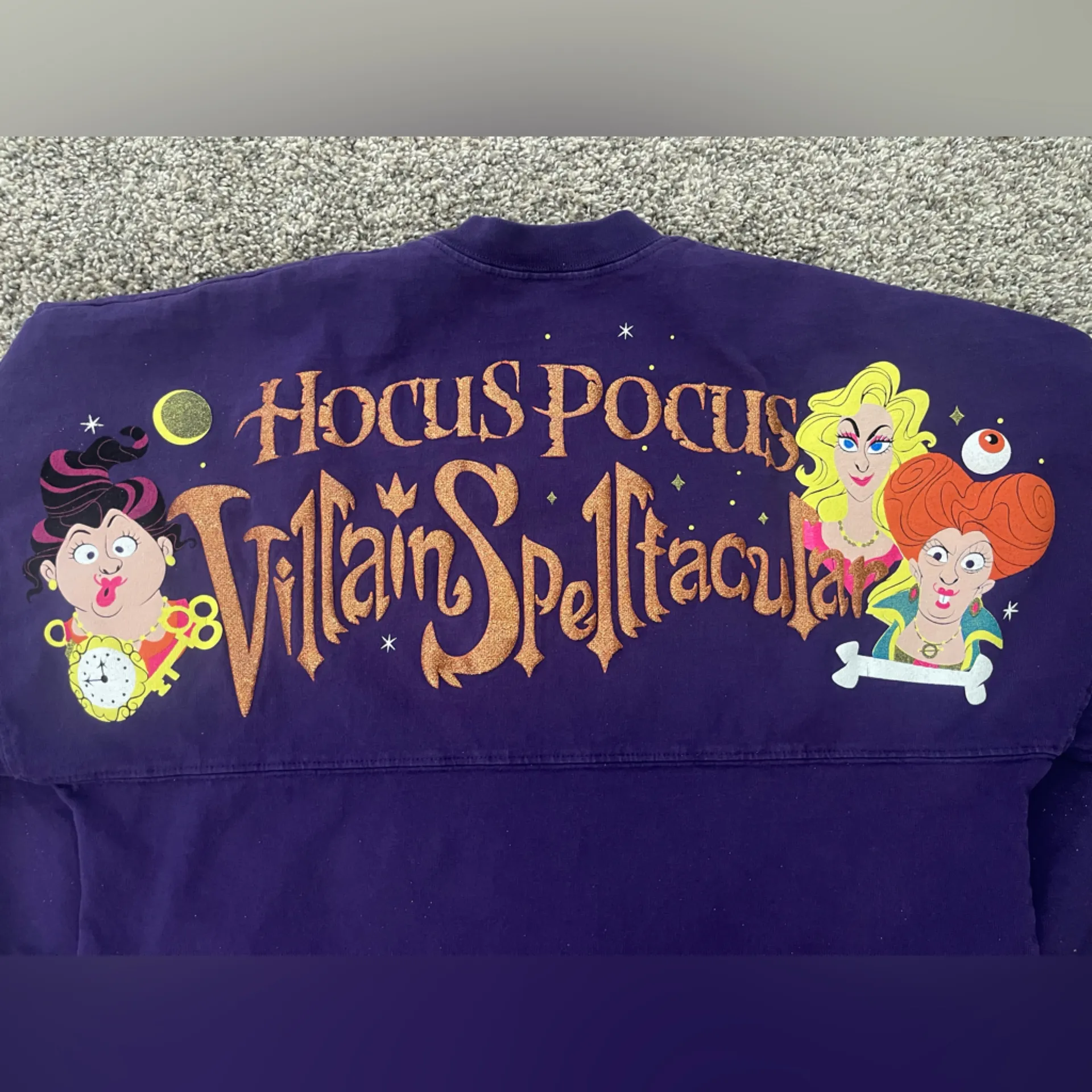 Disney World Halloween Hocus Pocus Villain Spelltacular 2019 Spirit Jersey Sz XS - Image 6