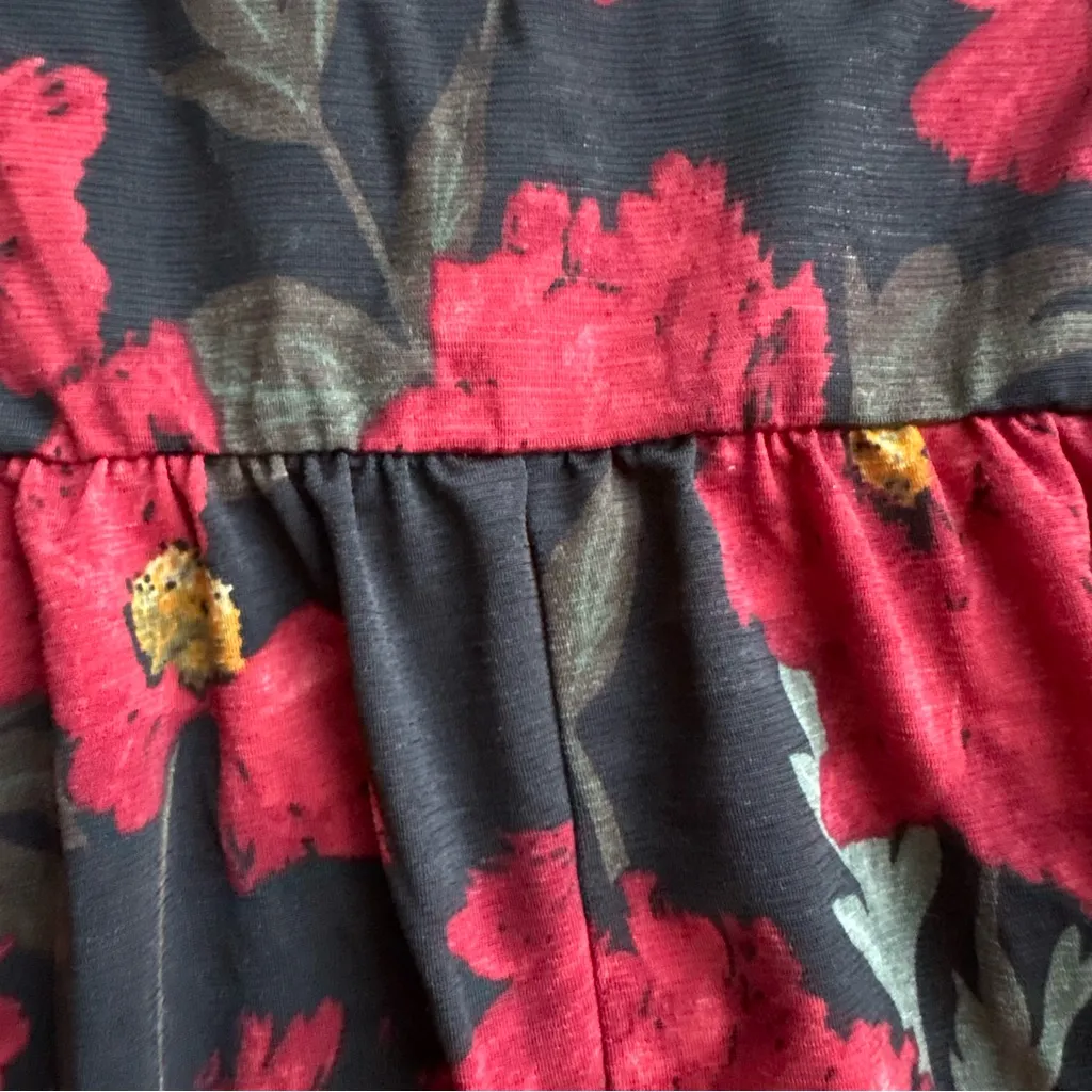 Scarlett Black and Red Floral Top - Image 6