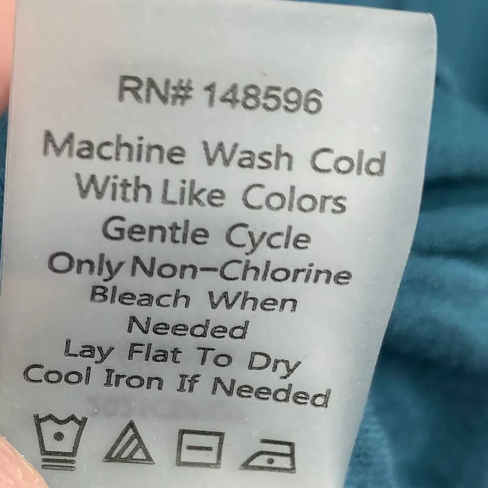 Universal Standard Jersey Stretch Knit V Neck T Shirt Teal Blue Green Womens XL - Image 7