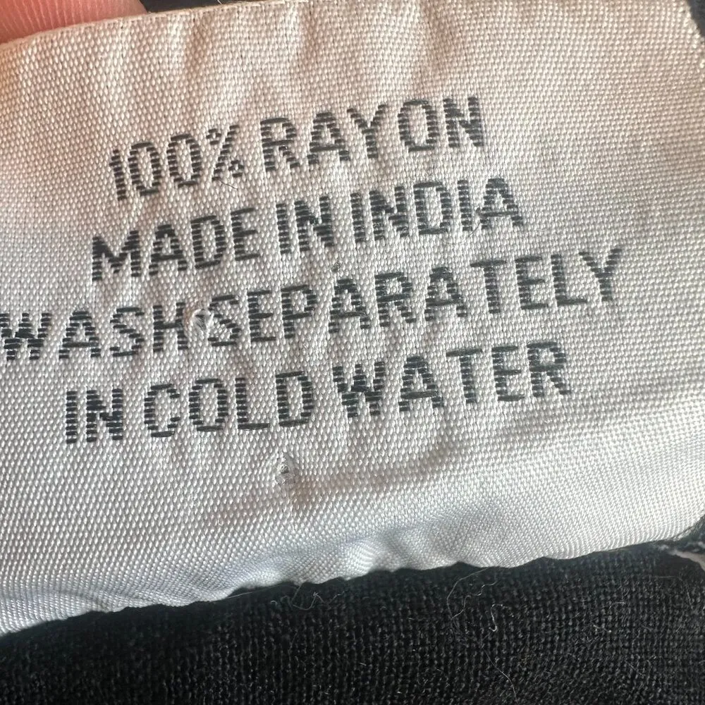 Tsumori Chiatso Cropped Length Slacks Pants Teal Print Trousers Size 10 Women's Green - Image 11