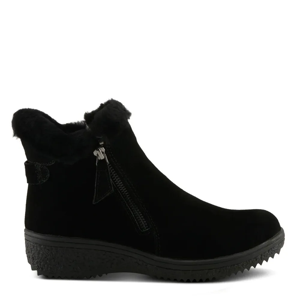SPRING STEP | Black Suede Leather Republic Boot - Image 10