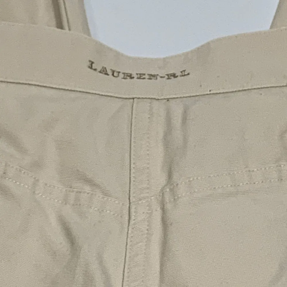 Lauren by Ralph Lauren womens Cargo Pants Cream Size 8 - Image 5