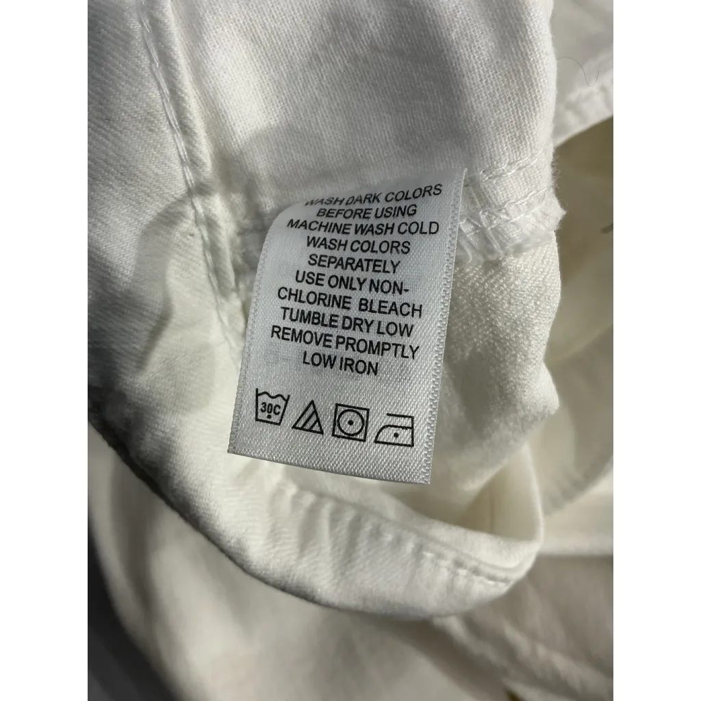 Womans Denim 24/7 Size 20 W White Ankle Jeans - Image 5