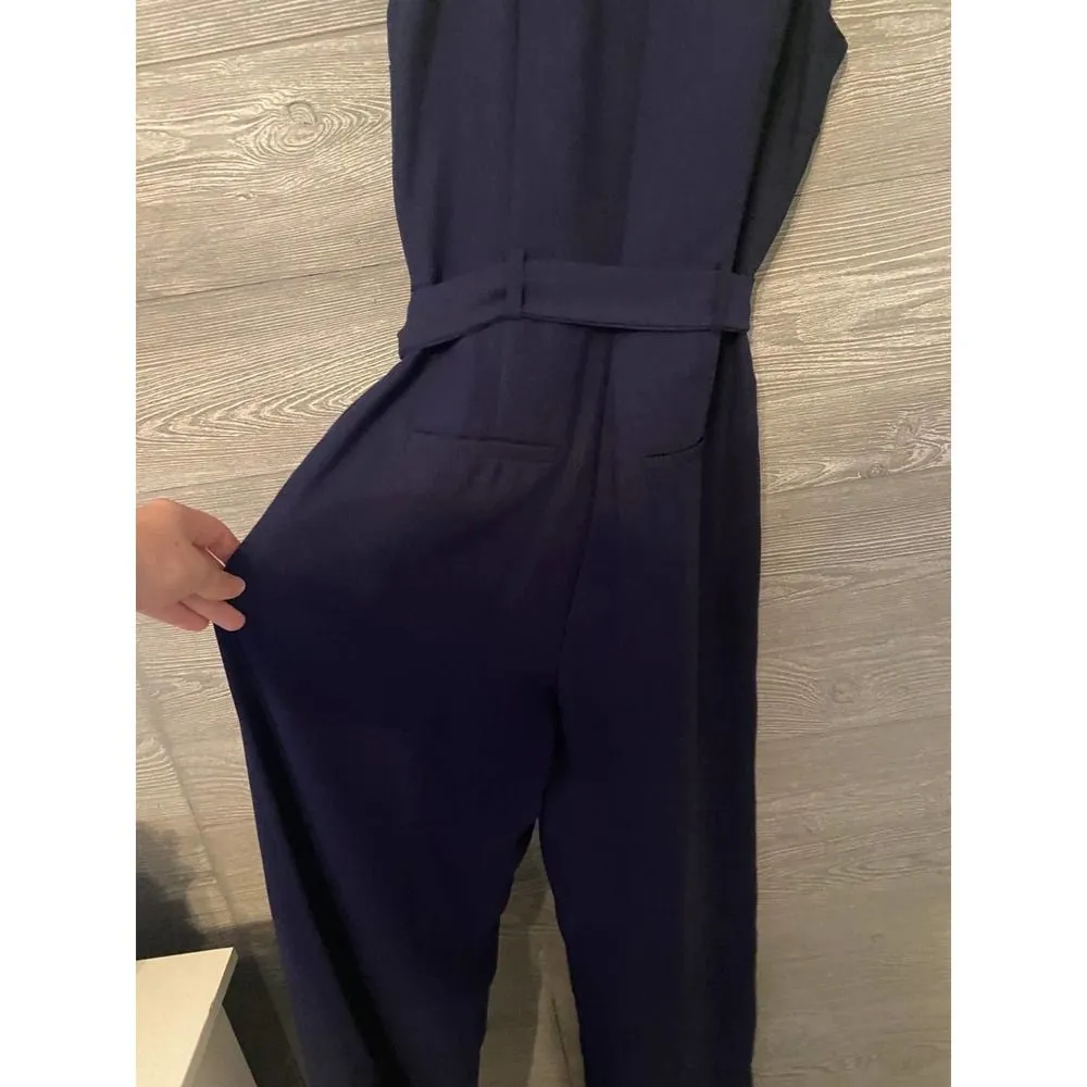 Banana republic size 2‎ jumpsuit navy blue - Image 5